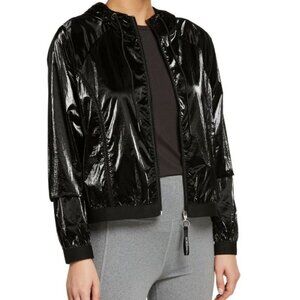 NWT BCBGeneration Black Mesh detail Windbreaker Jacket